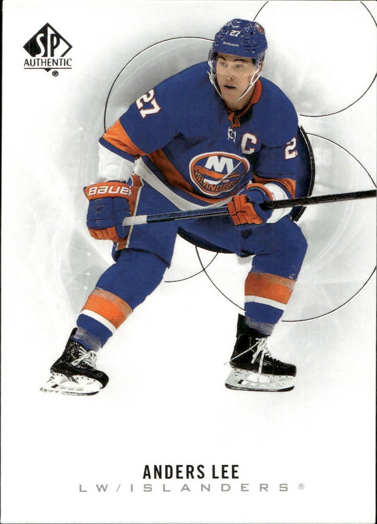 2020-21 Upper Deck Sp Authentic Hockey - Base #93 Anders Lee - New York Islanders - A