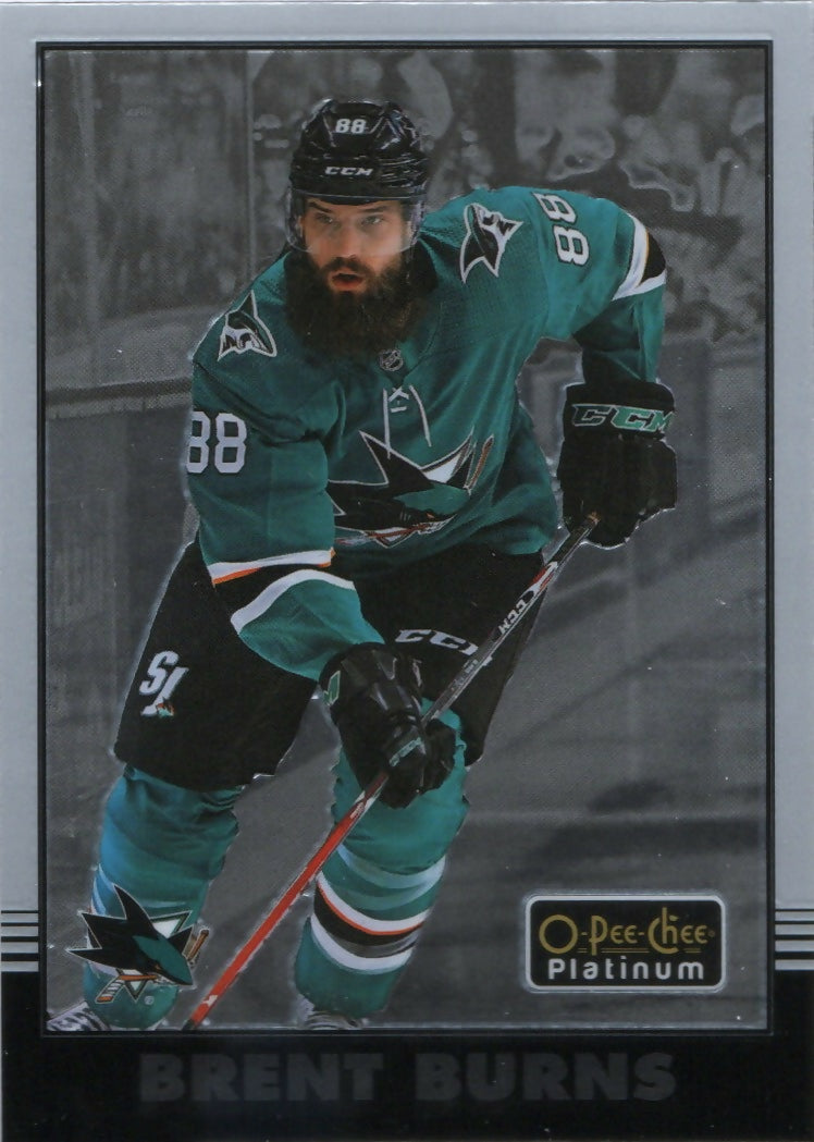 2020-21 Upper Deck O-Pee-Chee Platinum - Retro #R-14 Brent Burns - San Jose Sharks - A