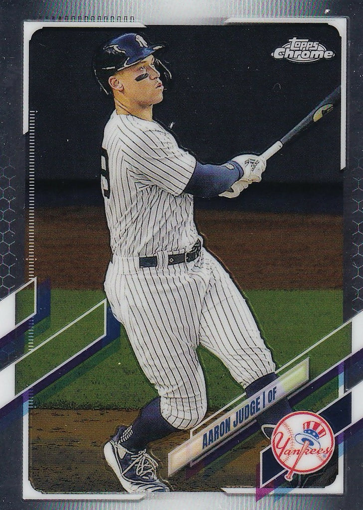 2021 Topps Chrome #99 Aaron Judge New York Yankees