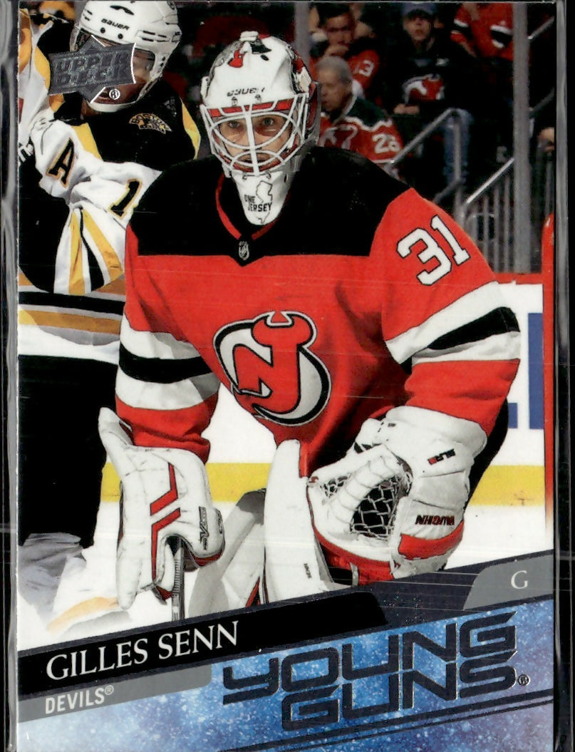 2020-21 Upper Deck #453 Gilles Senn New Jersey Devils Rookie