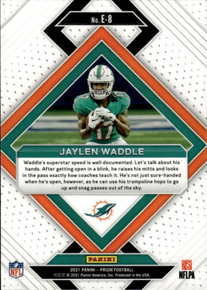 2021 Panini Prizm Football - Emergent #E-8 Jaylen Waddle Miami Dolphins - B