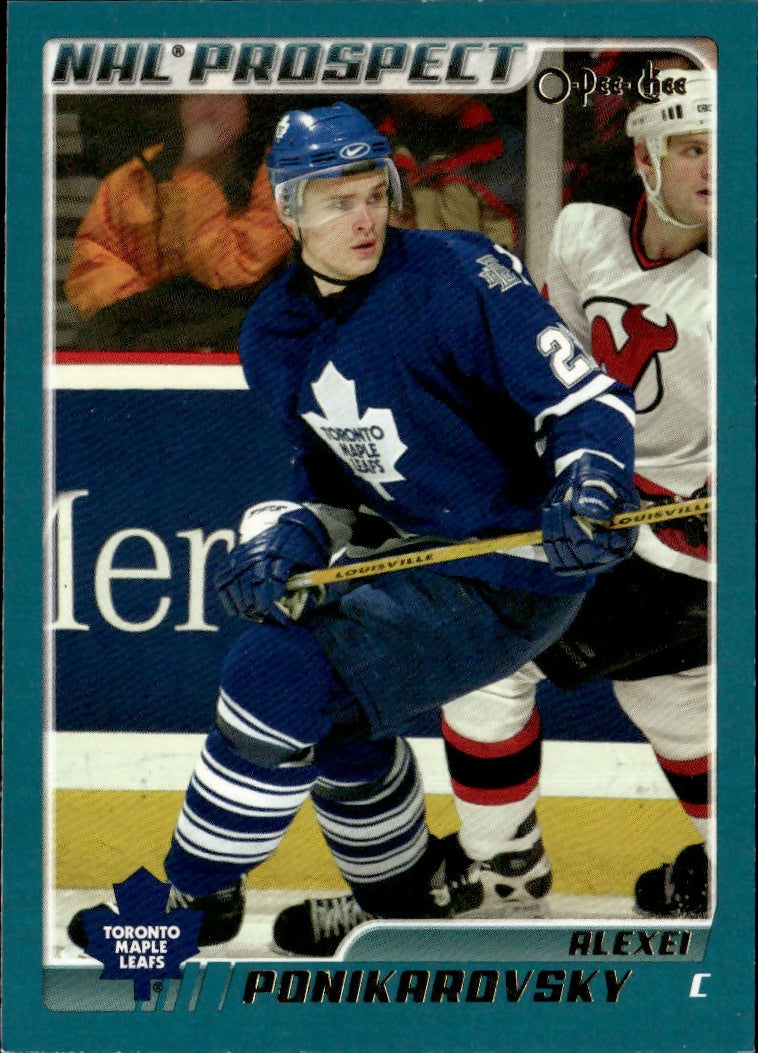 2003-04 O-Pee-Chee - Base #329 Alexei Ponikarovsky - Toronto Maple Leafs - A
