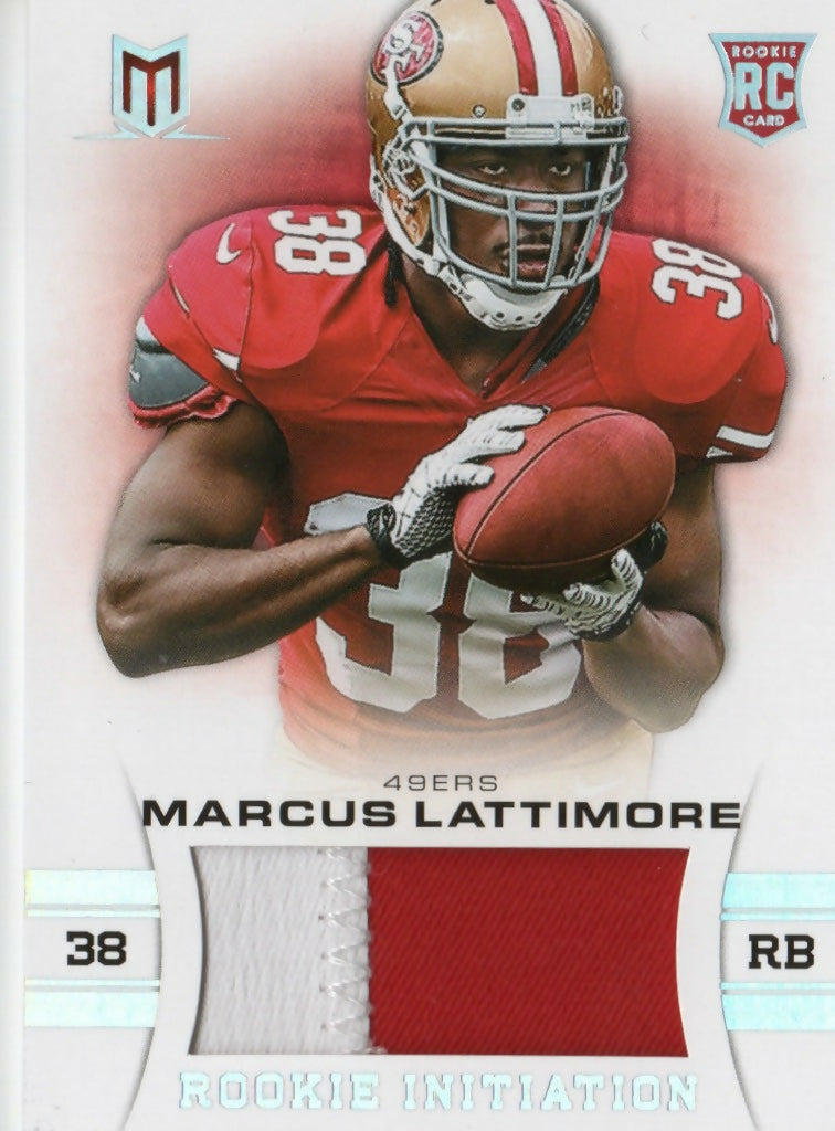 2013 Panini Momentum Football - Rookie Initiation - Materials Prime /49 #63 Marcus Lattimore - San Francisco 49ers