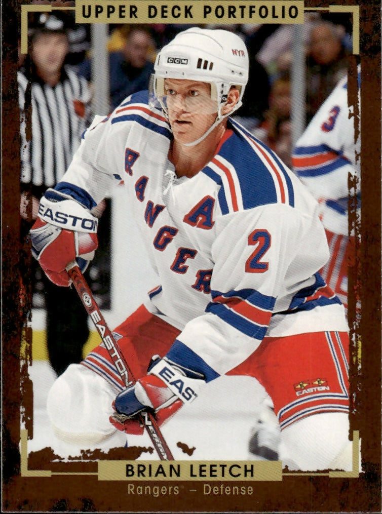 2015-16 Upper Deck Portfolio Hockey - Base #181 Brian Leetch - New York Rangers