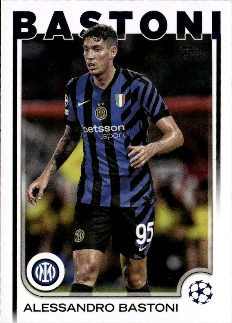 2024-25 Topps UEFA Club Competitions - Base #2 Alessandro Bastoni - FC Internazionale Milano - A