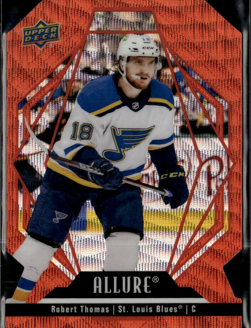2022-23 Upper Deck Allure Hockey - Base - Orange Slice #82 Robert Thomas - St. Louis Blues