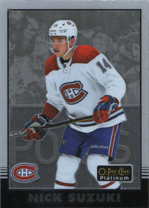 2020-21 Upper Deck O-Pee-Chee Platinum - Retro #R-24 Nick Suzuki - Montreal Canadiens - A