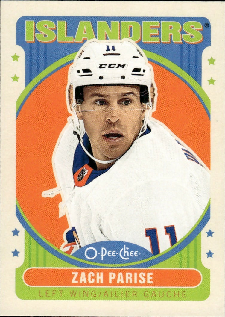 2021-22 Upper Deck Series 2 - O-Pee-Chee Update - Retro #608 Zach Parise - New York Islanders - A