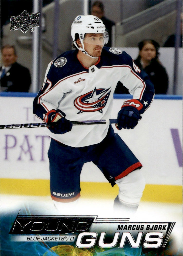 2022-23 Upper Deck Extended Series Hockey - Base - Young Guns #703 Marcus Bjork - Columbus Blue Jackets - A