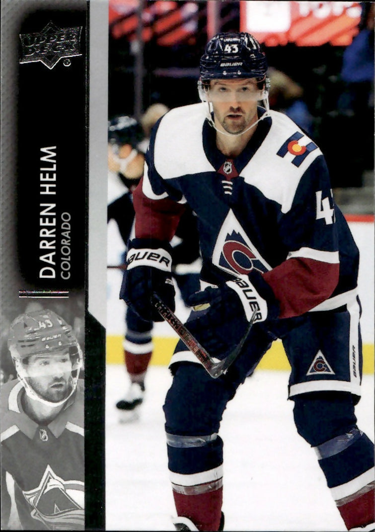 2021-22 Upper Deck Extended Series Hockey - Base #546 Darren Helm - Colorado Avalanche - A