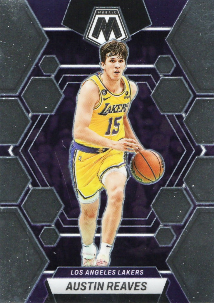 2022-23 Panini Mosaic Basketball - Base #48 Austin Reaves - Los Angeles Lakers - A