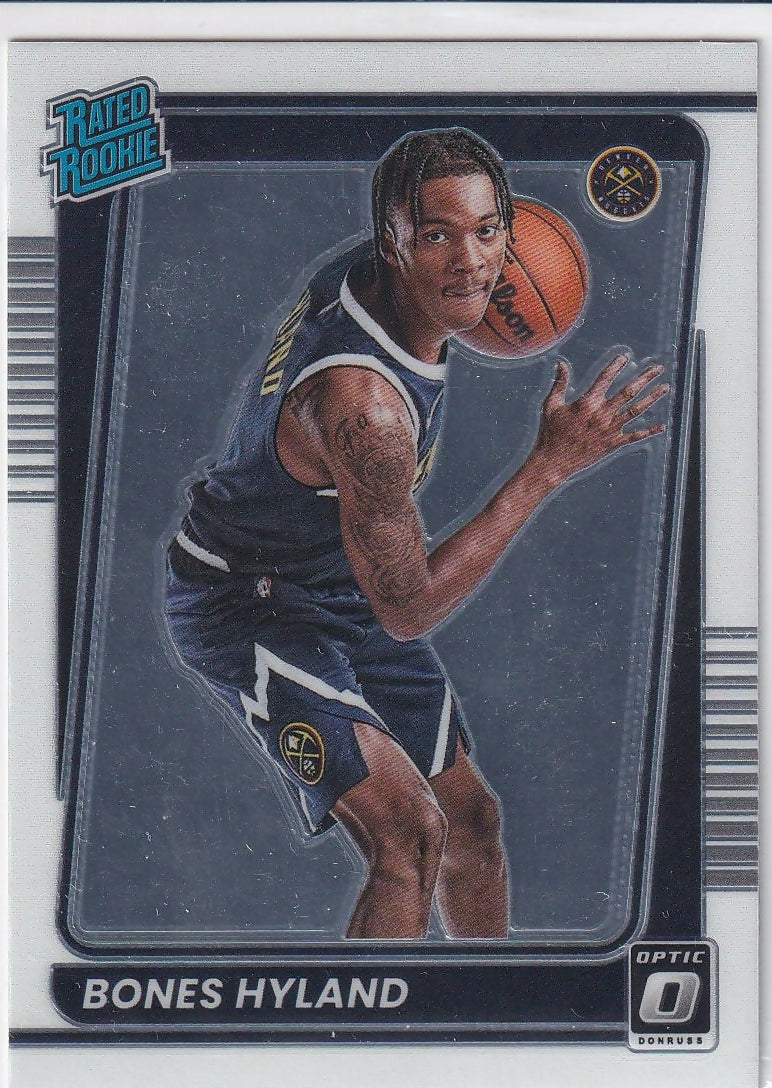 2021-22 Donruss Optic #194 Bones Hyland Denver Nuggets Rookie