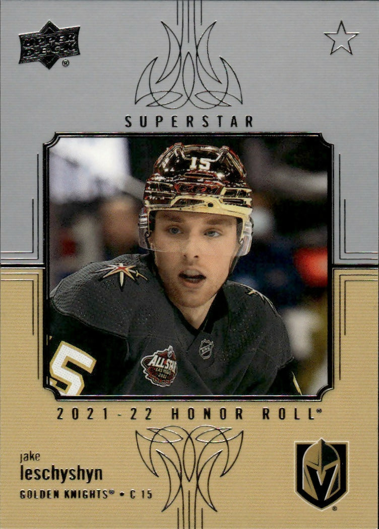 2021-22 Upper Deck Series 2 Hockey - Honor Roll #HR-55 Jake Leschyshyn - Vegas Golden Knights - A