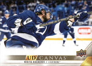 2022-23 Upper Deck Series 2 Hockey - UD Canvas #C195 Nikita Kucherov - Tampa Bay Lightning - A