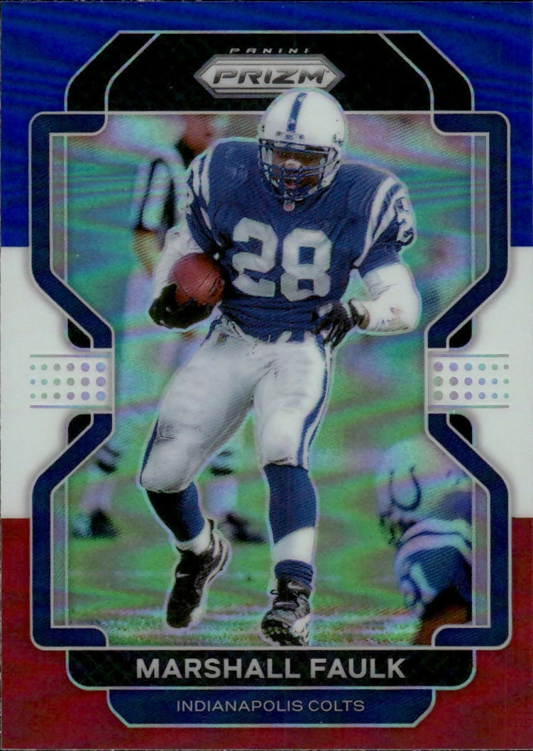 2021 Panini Prizm Football Base - Red White And Blue Prizm #31 Marshall Faulk Indianapolis Colts - A