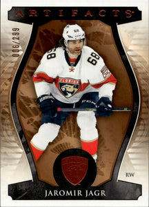 2023-24 Upper Deck Artifacts Hockey - Base - Copper :299 #158 Jaromir Jagr - Florida Panthers - A