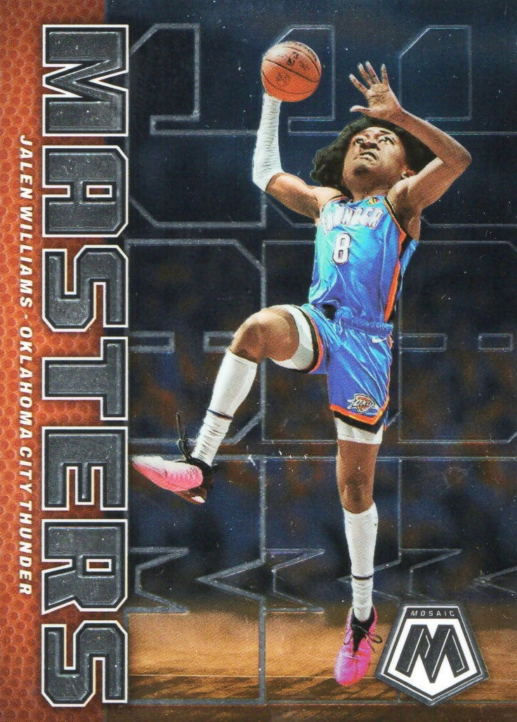 2022-23 Panini Mosaic Basketball - Masters #17 Jalen Williams - Oklahoma City Thunder - A