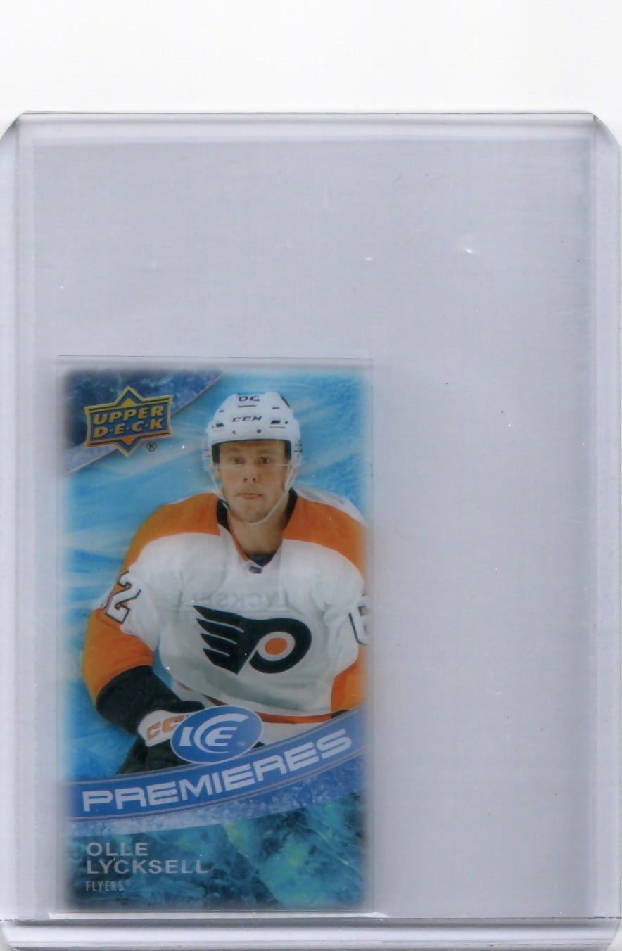 2022-23 Upper Deck Ice - Ice Premieres Minis #MI-5 Olle Lycksell - Philadelphia Flyers - A