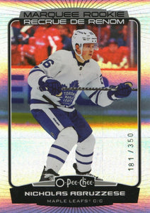 2022-23 Upper Deck O-Pee-Chee Hockey - Base - Marquee Rookie /350 #564 Nicholas Abruzzese - Toronto Maple Leafs