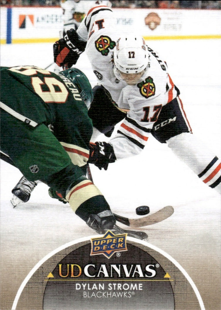 2021-22 Upper Deck Series 2 Hockey - UD Canvas #C139 Dylan Strome - Chicago Blackhawks - A