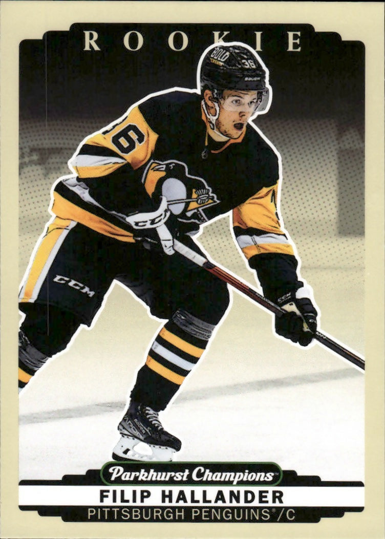 2022-23 Upper Deck Parkhurst Champions - Base #294 Filip Hallander - Pittsburgh Penguins