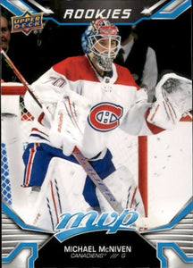 2022-23 Upper Deck MVP Hockey - Base - Rookies #238 Michael McNiven - Montreal Canadiens