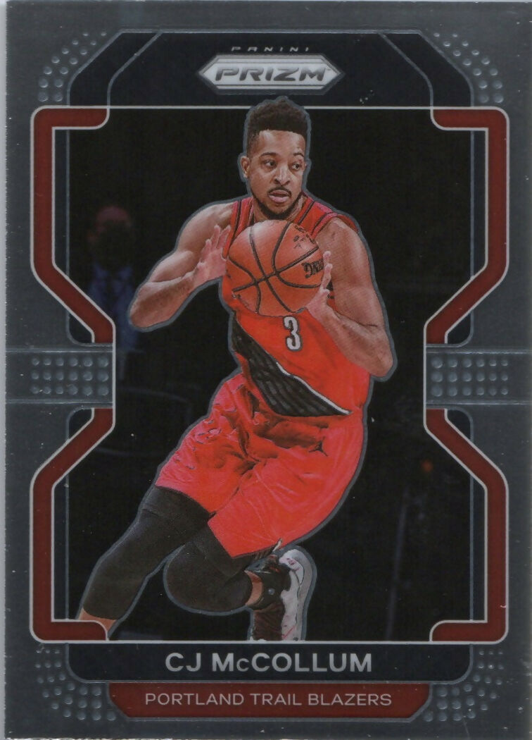 2021-22 Panini Prizm Basketball - Base # 22 CJ McCollum - Portland Trial Blazers