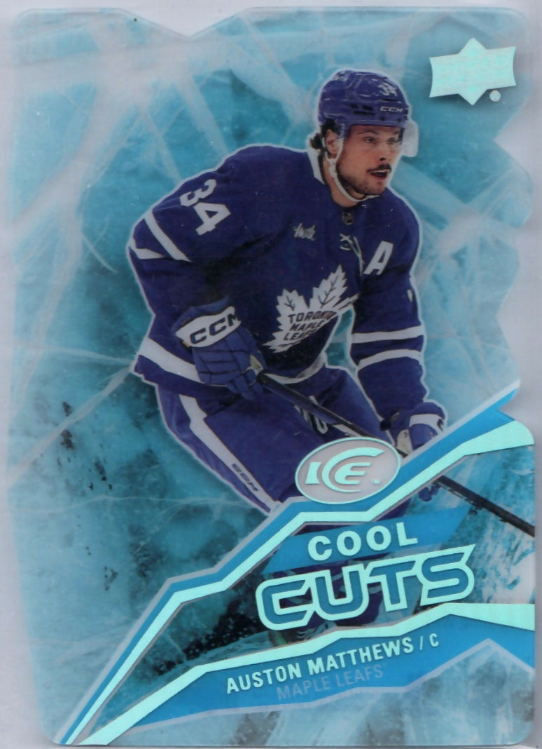 2022-23 Upper Deck Ice Hockey - Cool Cuts #CC-17 Auston Matthews - Toronto Maple Leafs - A
