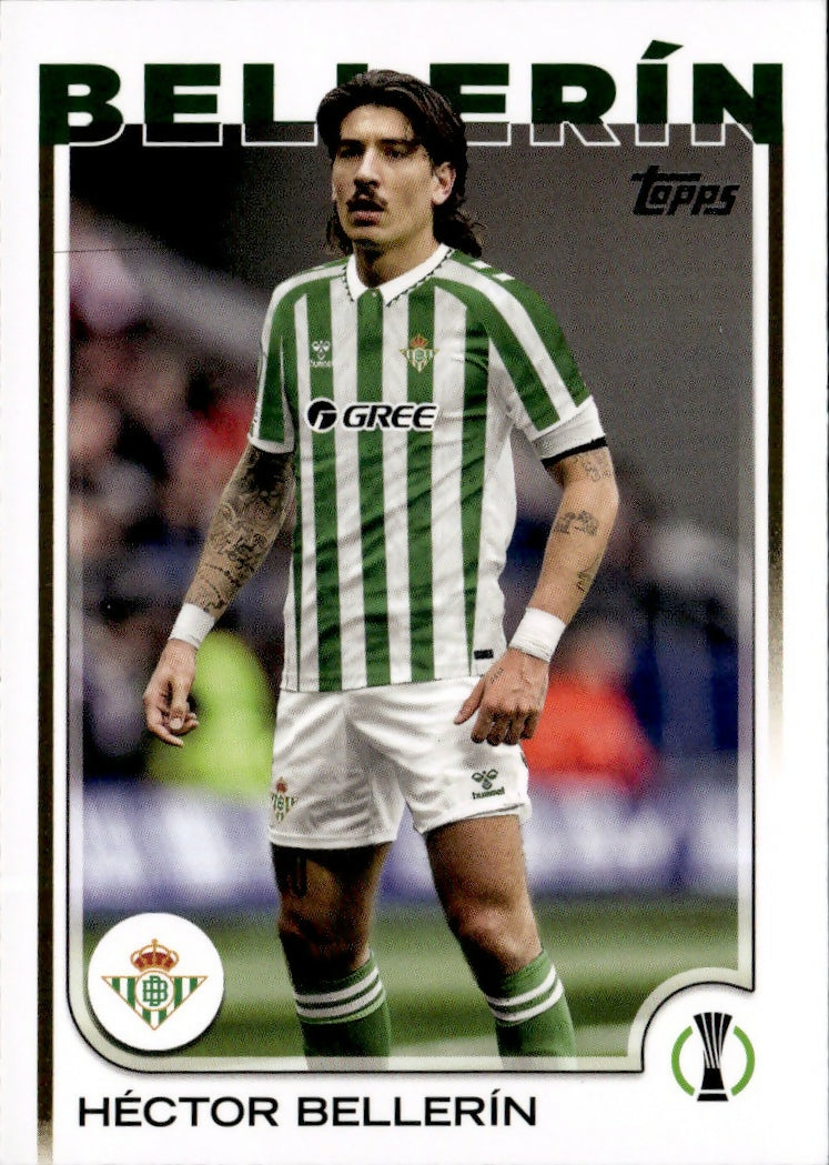 2024-25 Topps UEFA Club Competitions - Base #161 Hector Bellerin - Real Betis Balompie - A