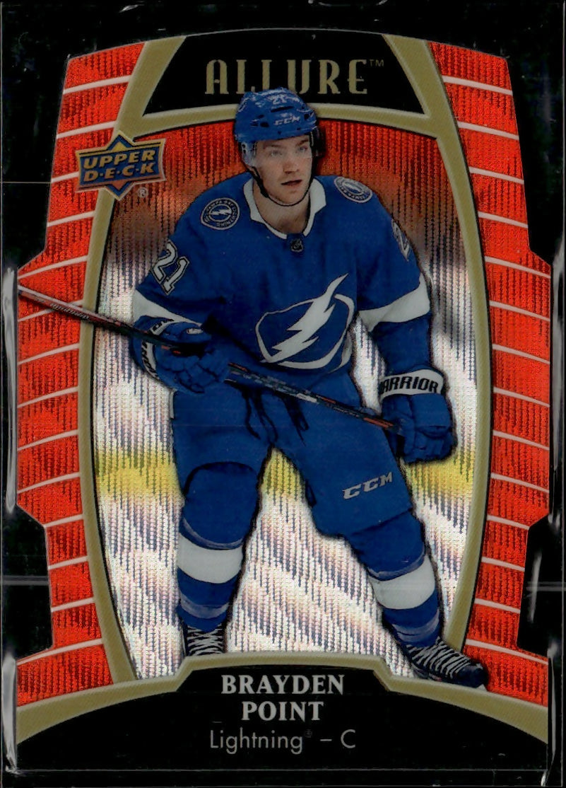 2019-20 Upper Deck Allure Orange Slice #2 Brayden Point Tampa Bay Lightning