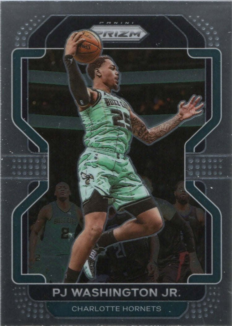 2021-22 Panini Prizm Basketball - Base # 78 PJ Washington Jr. - Charlotte Hornets