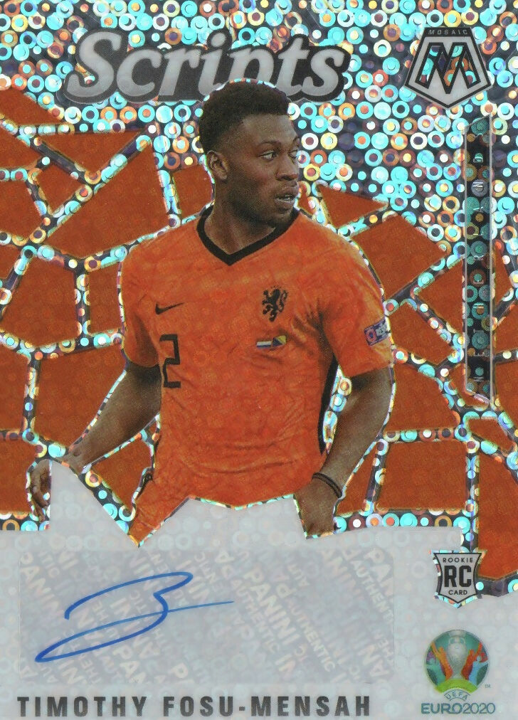 2021 Panini Mosaic UEFA Euro Soccer - Scripts - Silver Circles Prizm #SM-TFM Timoth Fosu-Mensah