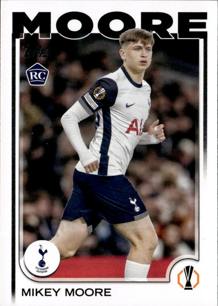 2024-25 Topps UEFA Club Competitions - Base #199 Mikey Moore - Tottenham Hotspur - A