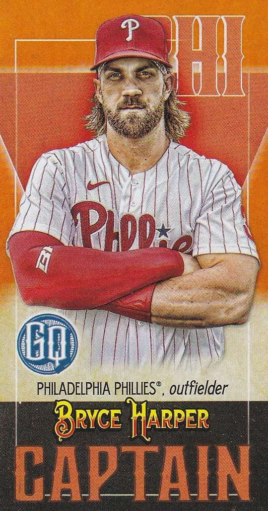 2021 Topps Gypsy Queen Captains Minis #CM-BH Bryce Harper Philadelphia Phillies