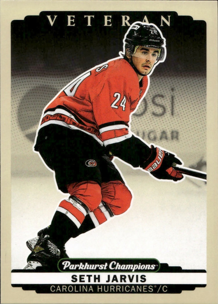 2022-23 Upper Deck Parkhurst Champions - Base #226 Seth Jarvis - Carolina Hurricanes - A