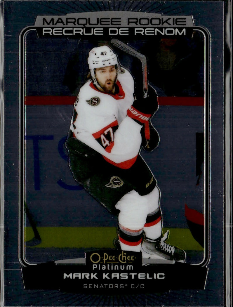 2022-23 Upper Deck O-Pee-Chee Platinum Hockey - Base - Marquee Rookie #226 Mark Kastelic - Ottawa Senators - A
