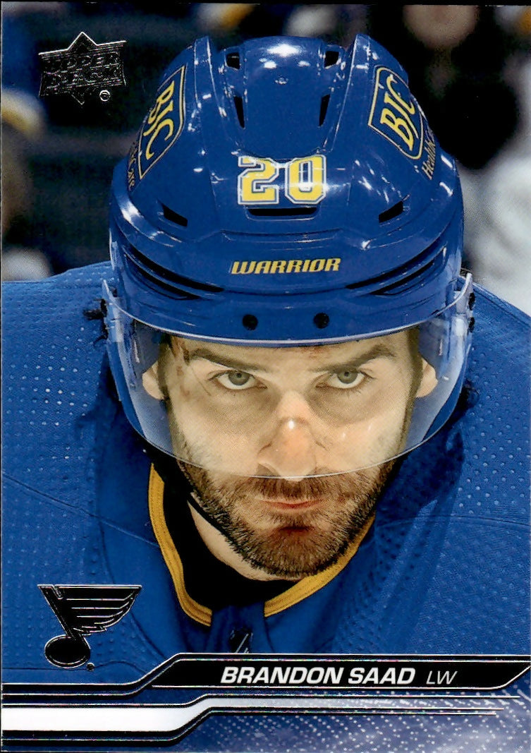 2023-24 Upper Deck Series 2 Hockey - Base #407 Brandon Saad - St. Louis Blues