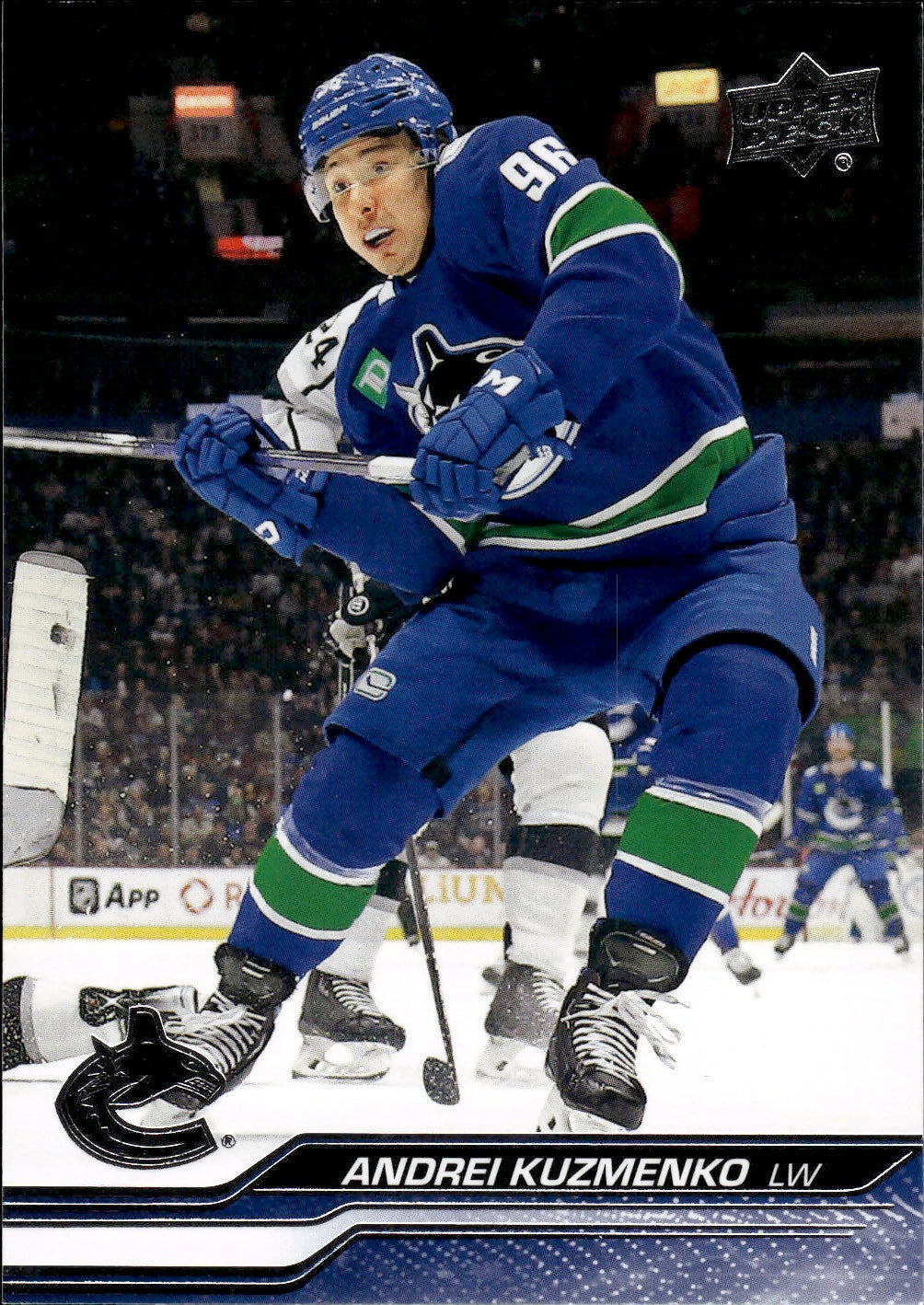 2023-24 Upper Deck Series 2 Hockey - Base #424 Andrei Kuzmenko - Vancouver Canucks