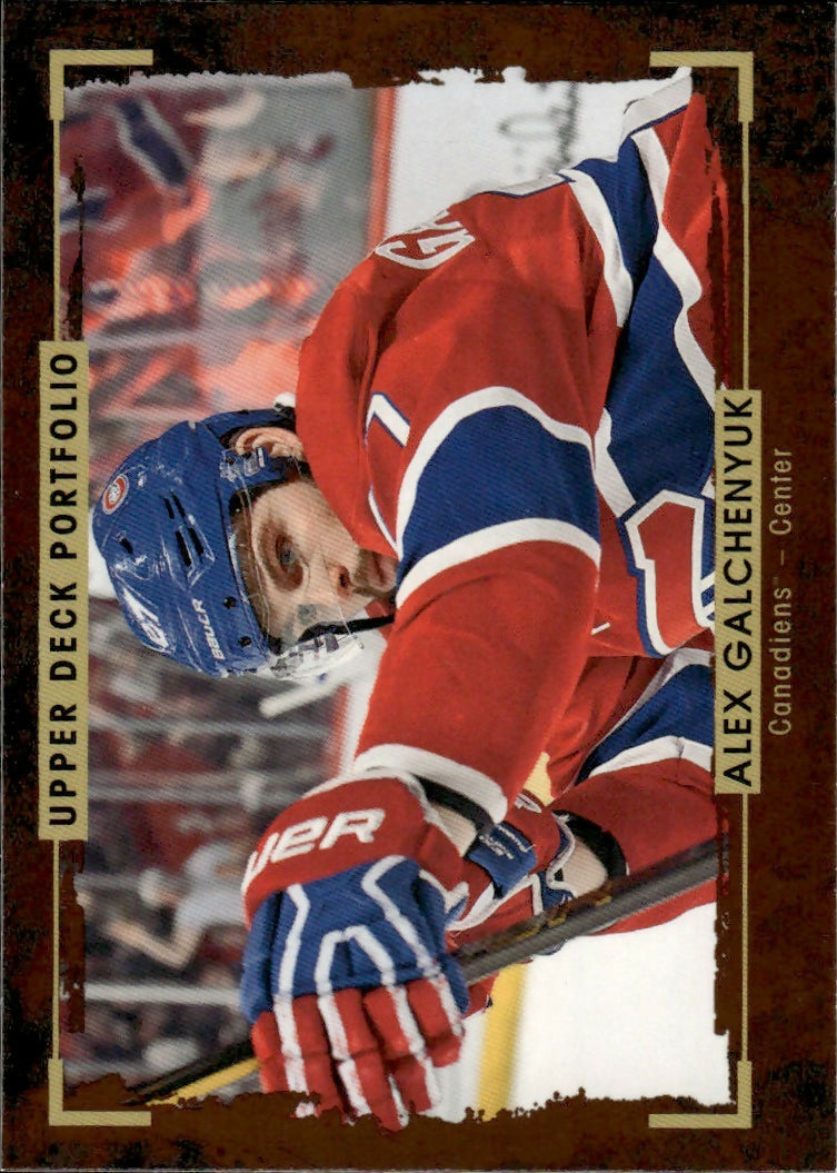 2015-16 Upper Deck Portfolio Hockey - Base #162 Alex Galchenyuk - Montreal Canadiens