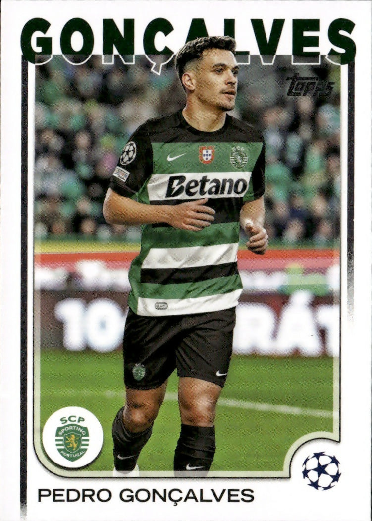 2024-25 Topps UEFA Club Competitions - Base #134 Pedro Goncalves - Spoerting Clube De Portugal - A