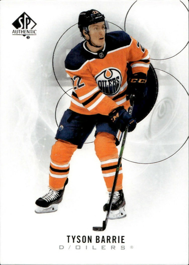 2020-21 Upper Deck SP Authentic Hockey - Base #13 Tyson Barrie - Edmonton Oilers - A