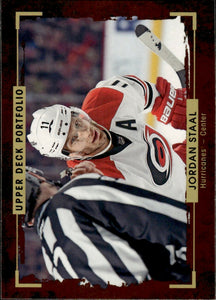 2015-16 Upper Deck Portfolio Hockey - Base #118 Jordan Staal - Carolina Hurricanes