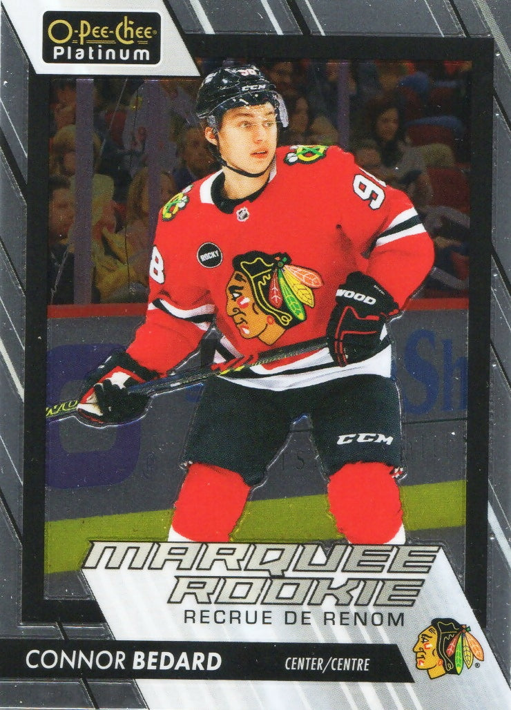 2023-24 Upper Deck O-Pee-Chee Platinum Hockey - Base - Marquee Rookie #201 Connor Bedard - Chicago Blackhawks - A