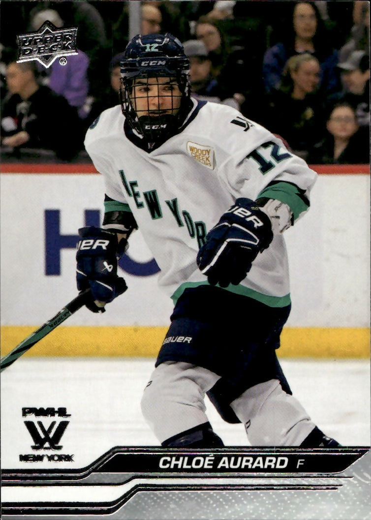 2024-25 Upper Deck PWHL Hockey - Base #17 Chloe Aurard - New York Sirens - A
