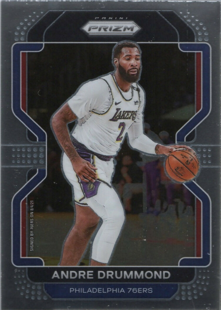 2021-22 Panini Prizm Basketball - Base # 5 Andre Drummond - Philadelphia 76ers