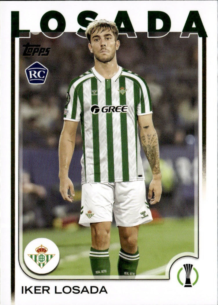 2024-25 Topps UEFA Club Competitions - Base #19 Iker Losada - Real Betis Balompie - A