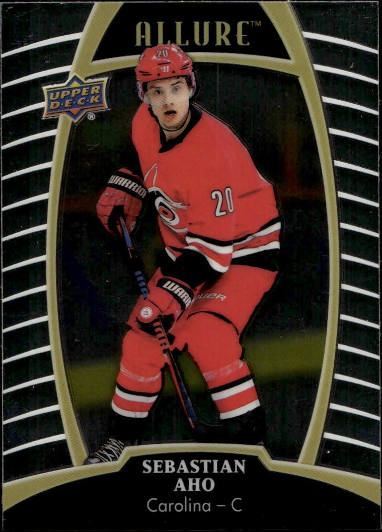 2019-20 Upper Deck Allure Hockey - Base #4 Sebastian Aho - Carolina Hurricanes