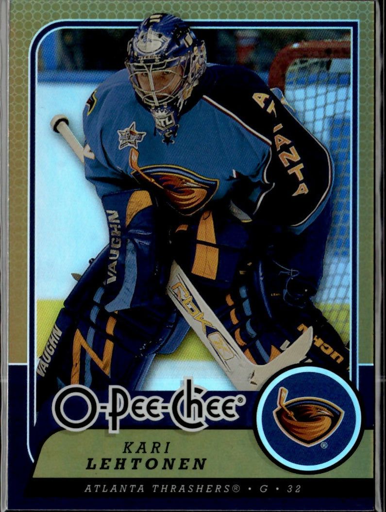 2008-09 O-Pee-Chee Hockey - Base - Rainbow Foil #296 Kari Lehtonen - Atlanta Thrashers - A
