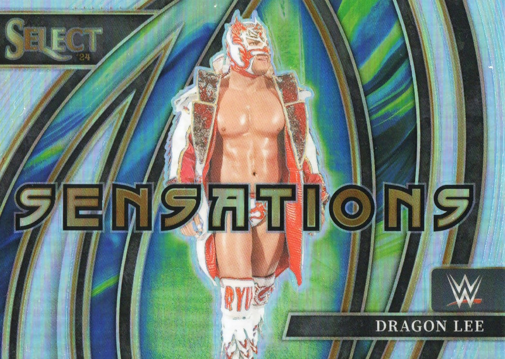 2024 Panini Select WWE - Sensations - Prizm #8 Dragon Lee - A