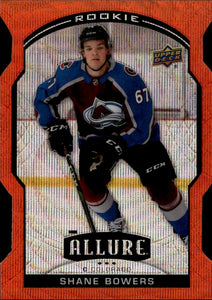 2019-20 Upper Deck Allure Hockey - Base - Orange Slice #87 Shane Bowers - Colorado Avalanche - A